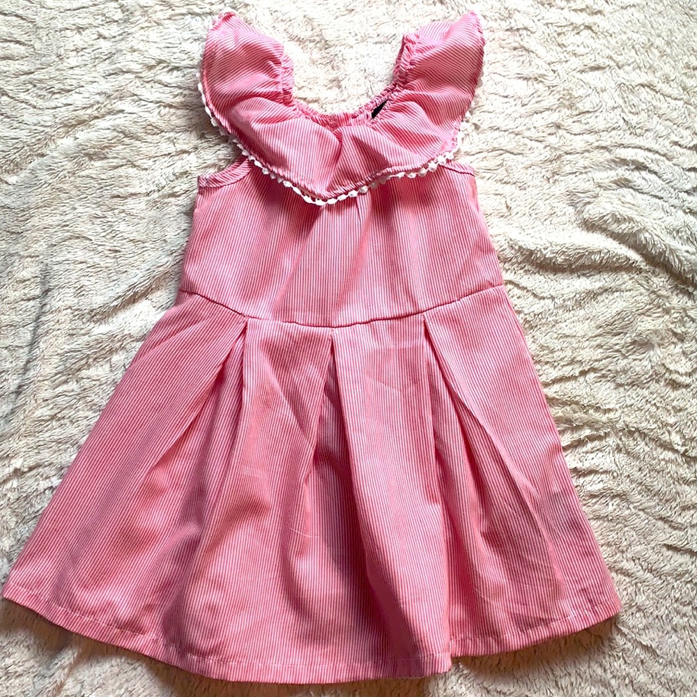Girls Strip Dress 3T
